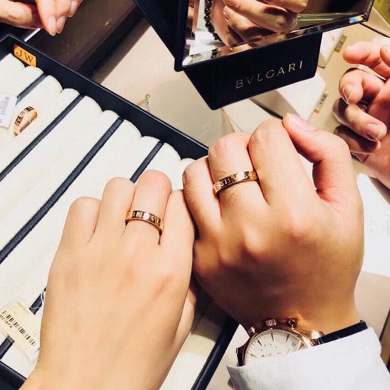 Bvlgari Diamond Ring - 18K Rose Gold