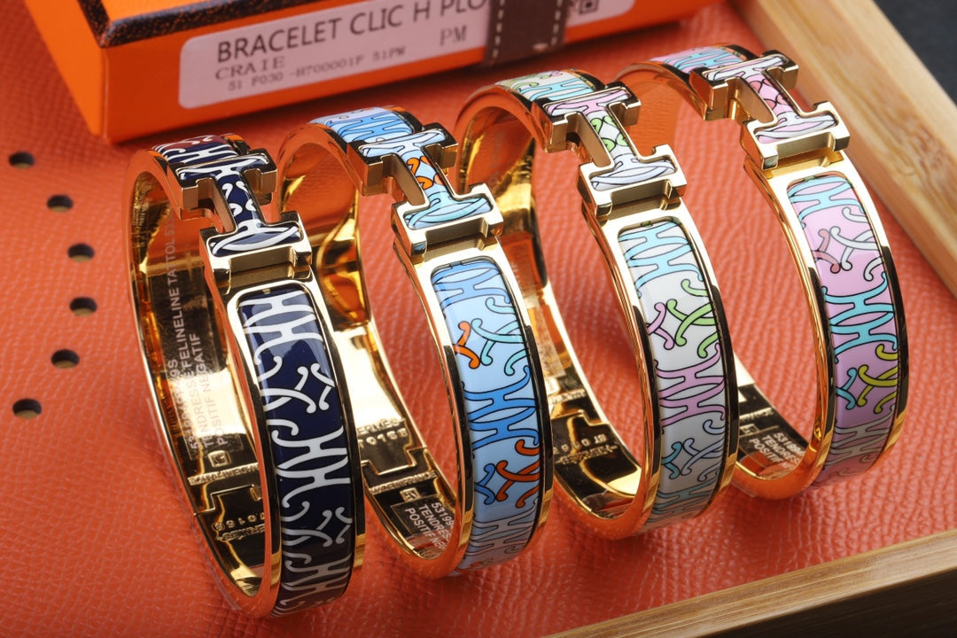 Hermes Clic H Lift Black Bracelet